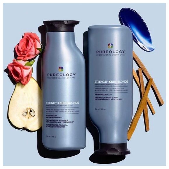 Strength Cure Blonde Purple Shampoo & Conditioner